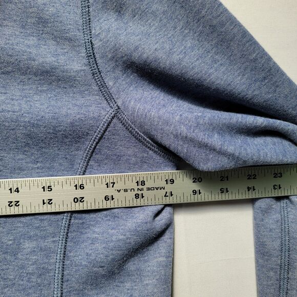 Tommy Bahama Slate Blue Sweatshirt Sun Fade Flipside 1/2 Zip Women's Size M - Picture 7 of 7